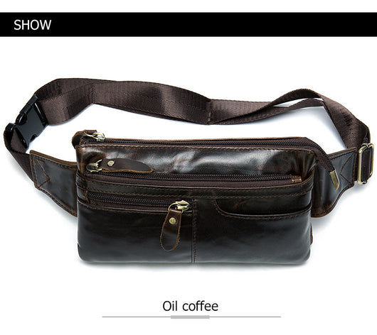 Bolsa Retro de Cuero para Hombre - Mensajero de Estilo Vintage - Image 15