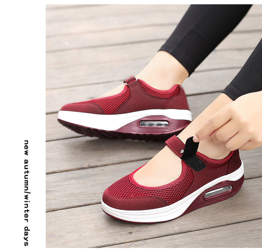Zapatos Deportivos Acolchados para Mujer con Suela Gruesa Transpirable - Image 11