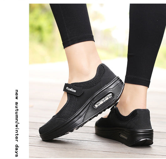 Zapatos Deportivos Acolchados para Mujer con Suela Gruesa Transpirable - Image 12