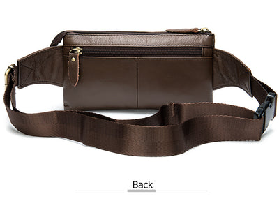Bolsa Retro de Cuero para Hombre - Mensajero de Estilo Vintage - Image 24