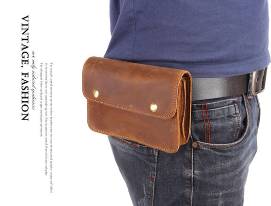 Cinturón Bolsa Multifuncional de Cuero Genuino para Caballo - Image 5