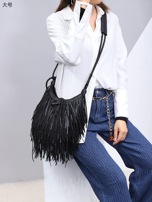 Bolso de Cuero Personalizado Hecho a Mano - Bolsa Messenger Piel Suave para Mujer - Image 8