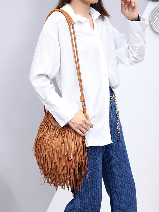 Bolso de Cuero Personalizado Hecho a Mano - Bolsa Messenger Piel Suave para Mujer - Image 11