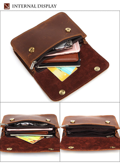 Cinturón Bolsa Multifuncional de Cuero Genuino para Caballo - Image 12