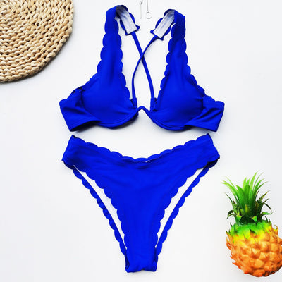 Bikini Deportivo con Armadura y Corte Floral para Mujer - Image 16
