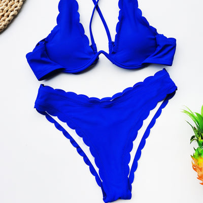 Bikini Deportivo con Armadura y Corte Floral para Mujer - Image 17
