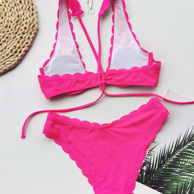 Bikini Deportivo con Armadura y Corte Floral para Mujer - Image 23