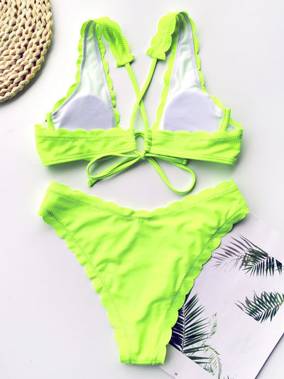 Bikini Deportivo con Armadura y Corte Floral para Mujer - Image 25