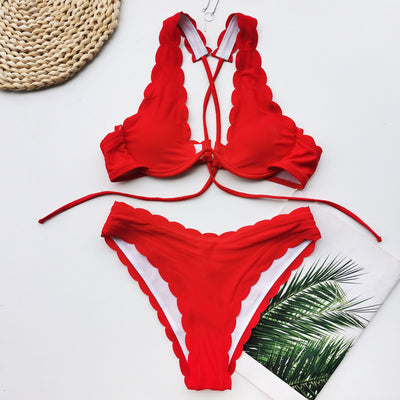 Bikini Deportivo con Armadura y Corte Floral para Mujer - Image 26