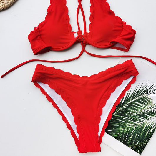 Bikini Deportivo con Armadura y Corte Floral para Mujer - Image 27