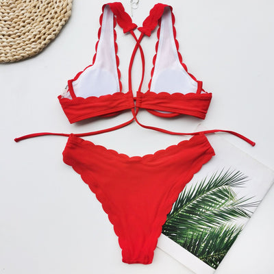 Bikini Deportivo con Armadura y Corte Floral para Mujer - Image 28