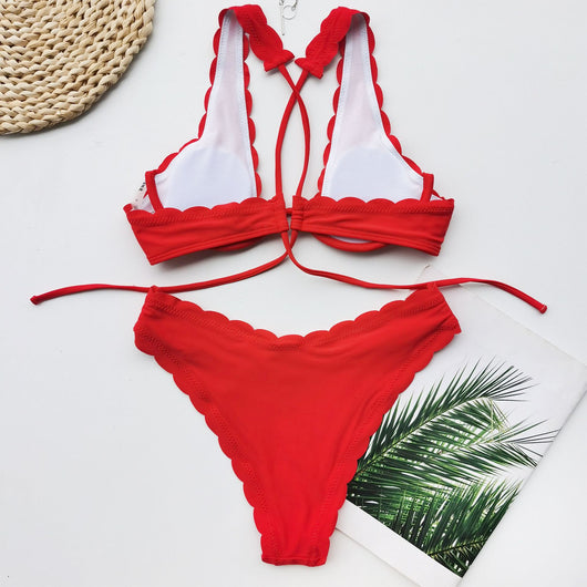 Bikini Deportivo con Armadura y Corte Floral para Mujer - Image 28