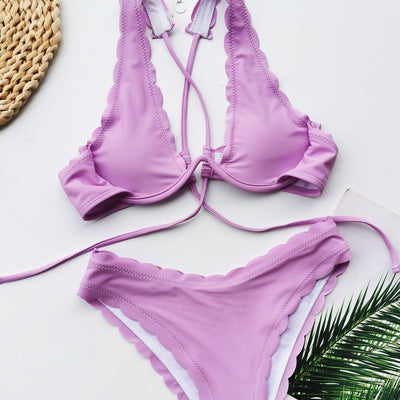 Bikini Deportivo con Armadura y Corte Floral para Mujer - Image 31