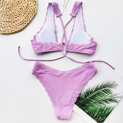 Bikini Deportivo con Armadura y Corte Floral para Mujer - Image 32