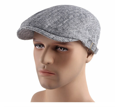 Boina Retro Británica de Algodón y Lino - Estilo Casual Vintage - Image 12