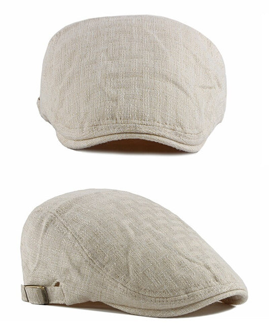 Boina Retro Británica de Algodón y Lino - Estilo Casual Vintage - Image 15