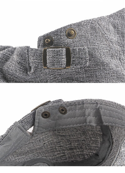 Boina Retro Británica de Algodón y Lino - Estilo Casual Vintage - Image 17