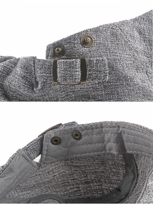 Boina Retro Británica de Algodón y Lino - Estilo Casual Vintage - Image 17