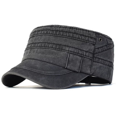 Gorra Vintage de Visera Plana - Diseño Lavado y Sellado - Image 19