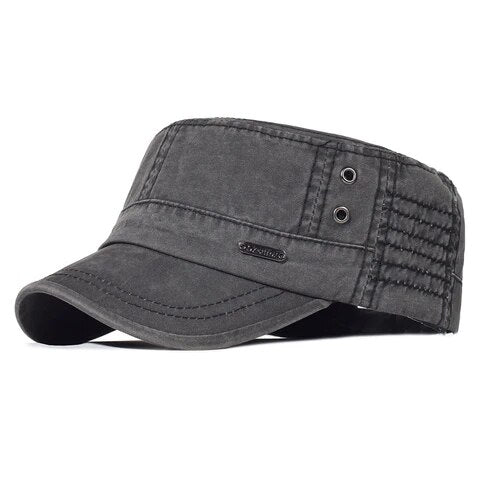 Gorra Vintage de Visera Plana - Diseño Lavado y Sellado - Image 21