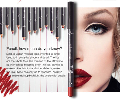 Delineador de Labios Impermeable 12 Colores - Image 3