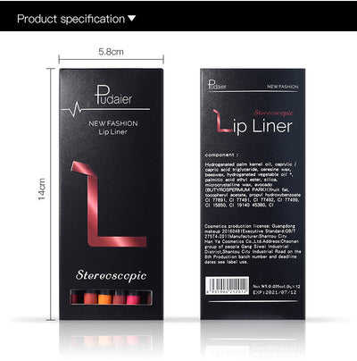 Delineador de Labios Impermeable 12 Colores - Image 10