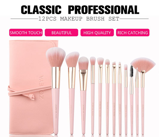 Set de 12 Brochas de Maquillaje con Mango Puntiagudo - Image 20