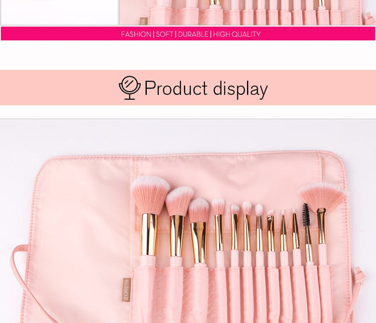 Set de 12 Brochas de Maquillaje con Mango Puntiagudo - Image 28
