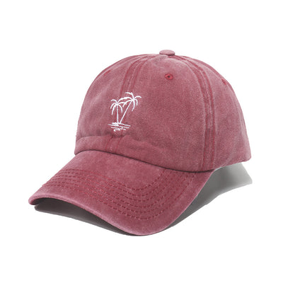 Gorra Vaquera Desgastada con Estampado de Coco y Palmera - Image 8