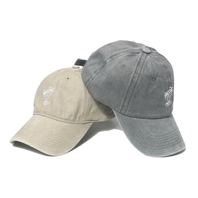 Gorra Vaquera Desgastada con Estampado de Coco y Palmera - Image 11