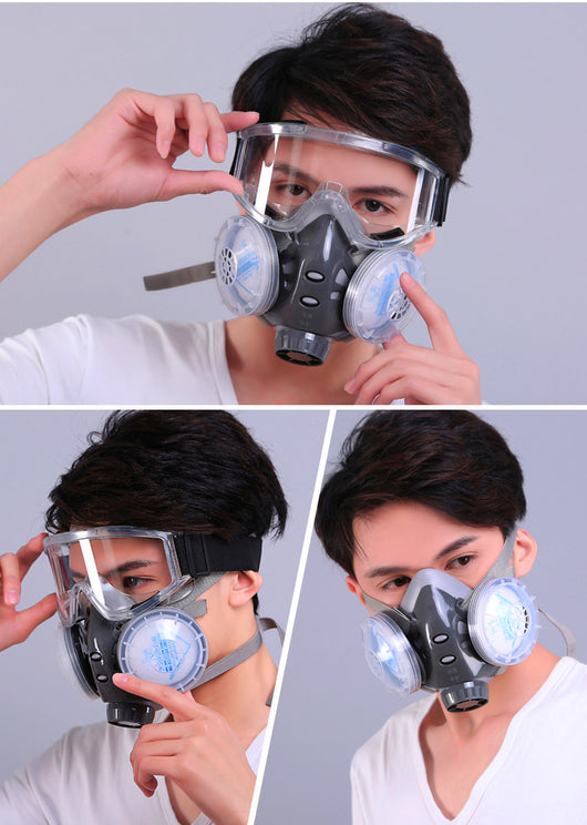 Mascarilla de Silicona Reutilizable contra Polvo - Image 6