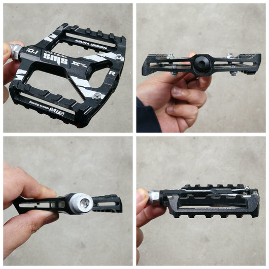 Pedales Planos Anchos para Bicicleta de Montaña y Ruta - Image 10