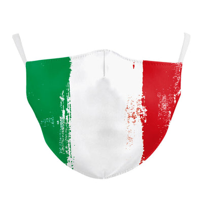 Mascarilla Infantil de Tela Estampada con Bandera - Image 6