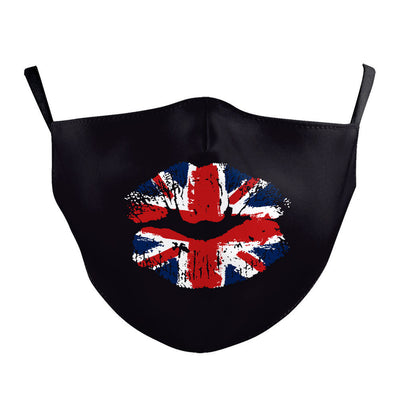 Mascarilla Infantil de Tela Estampada con Bandera - Image 13