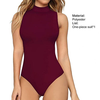 Traje de Baño Entero Cuello Alto Casual - Image 8
