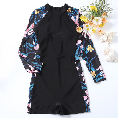 Traje de Baño Enterizo Protector Solar con Cobertura Conservadora - Image 16