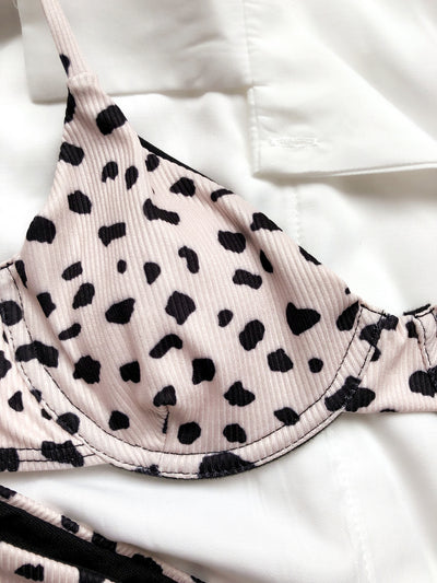 Bikini de Leopardo a Rayas con Lunares Pequeños - Image 10