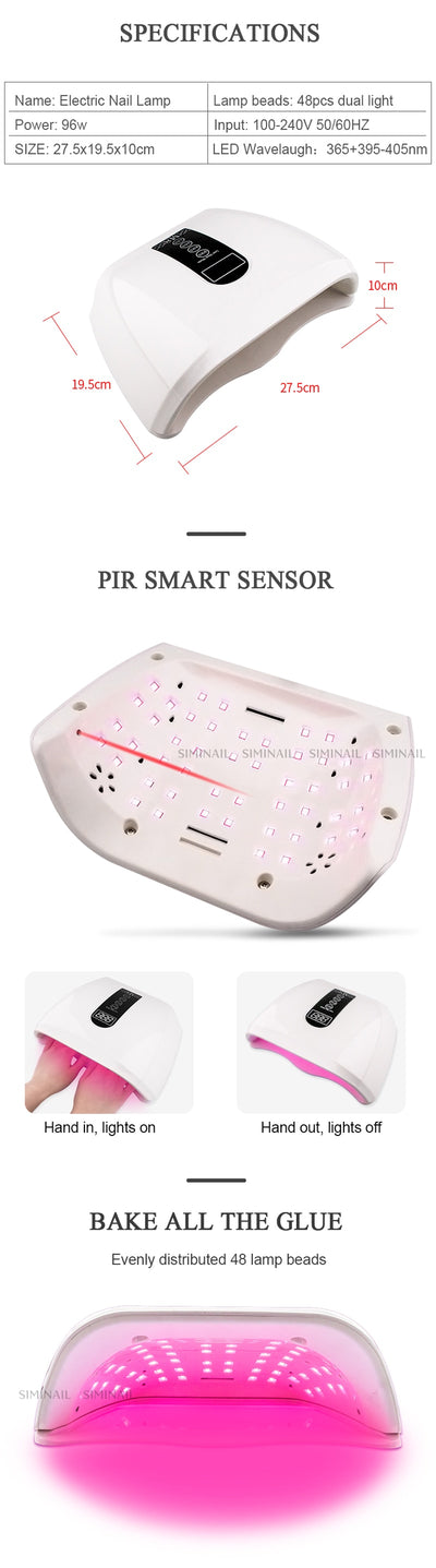 Secador de Uñas LED UV 96W Profesional - Image 7