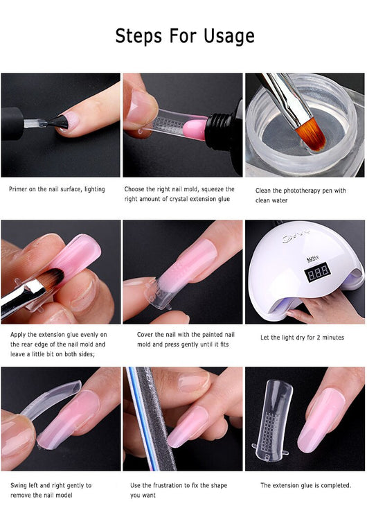 Gel para Extensiones de Uñas con Soporte de Papel Cristal - Image 9