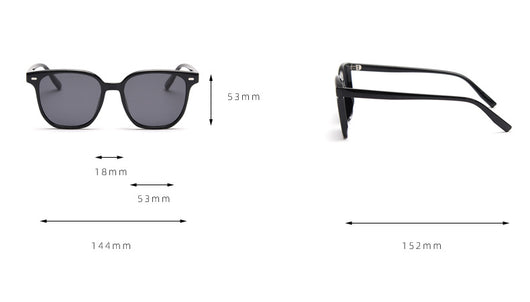 Gafas de Sol Oversized Unisex - Estilo Urbano sin Maquillaje - Image 13