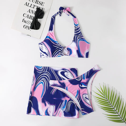 Bikini de Tres Piezas con Falda para Mujer - Image 20