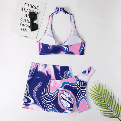 Bikini de Tres Piezas con Falda para Mujer - Image 21