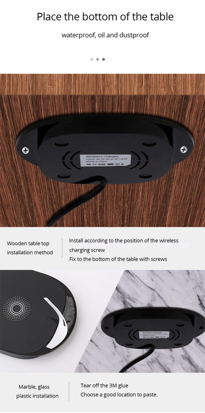 Cargador Inalámbrico de Largo Alcance para Escritorio con Carga Rápida - Image 12