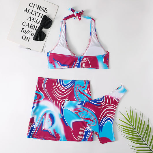 Bikini de Tres Piezas con Falda para Mujer - Image 27