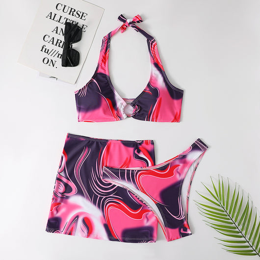 Bikini de Tres Piezas con Falda para Mujer - Image 30