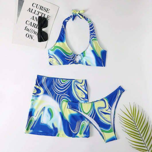 Bikini de Tres Piezas con Falda para Mujer - Image 32
