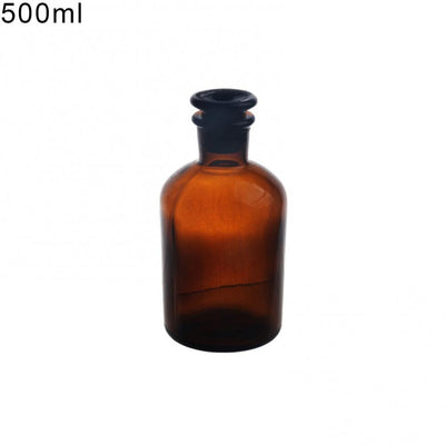 Botella de Vidrio Cuello Angosto Transparente Marrón para Laboratorio - Image 15