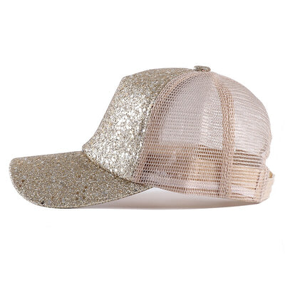 Gorra de Béisbol Fluorescente con Lentejuelas y Protección Solar - Image 13