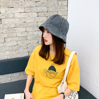Gorra Bucket Denim Lavado para Mujer - Estilo Casual - Image 12