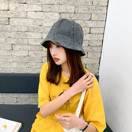 Gorra Bucket Denim Lavado para Mujer - Estilo Casual - Image 14